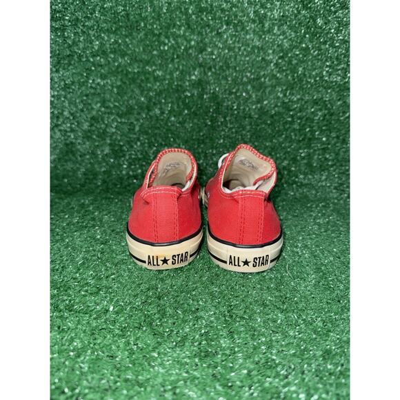 Vintage Converse Made In USA 90s Y2K Chuck Taylor Low Top Red Womens 7.5 Men 5.5 - Picture 6 of 12